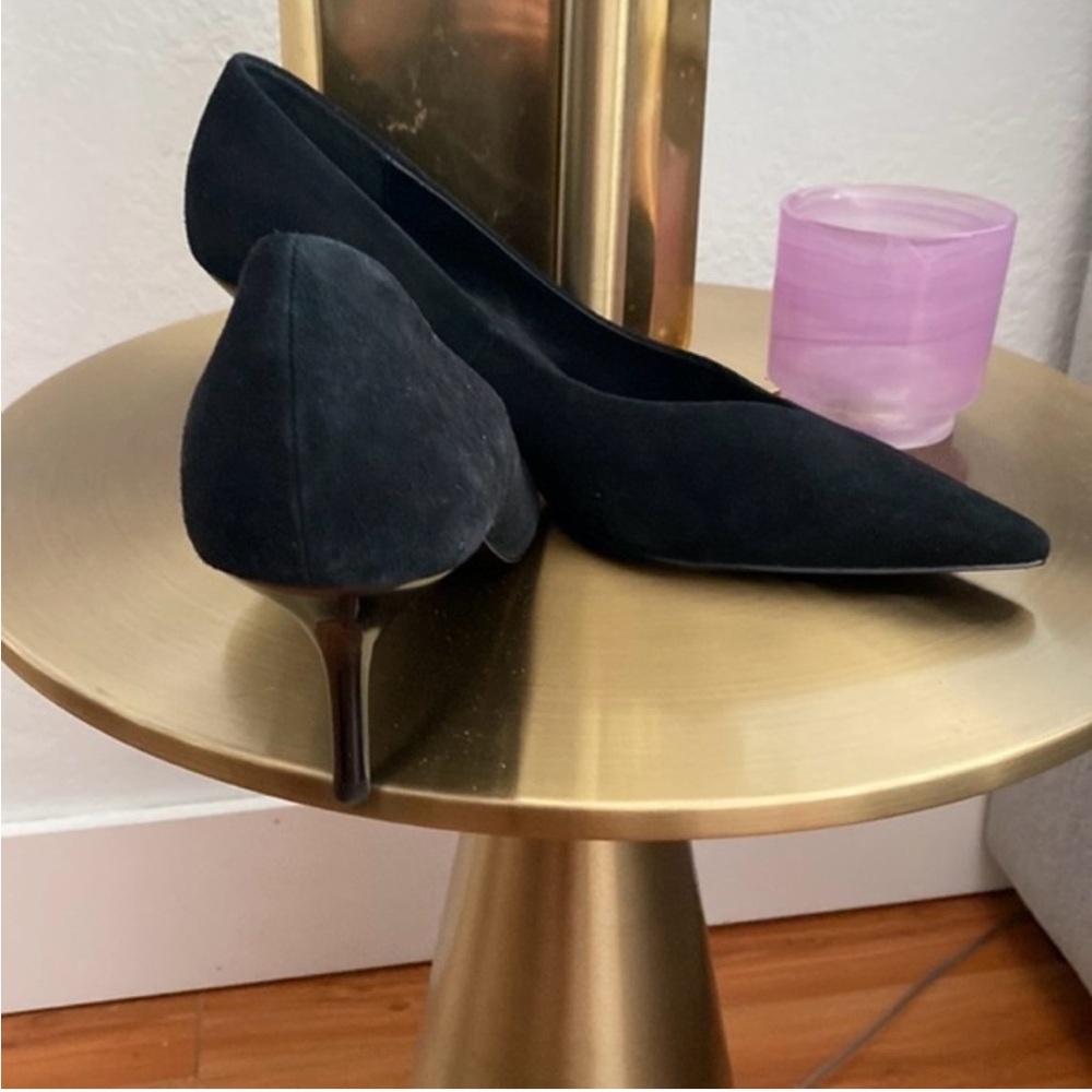 Violeta by Mango Suede Heels Size 41 - Picture 2 of 5